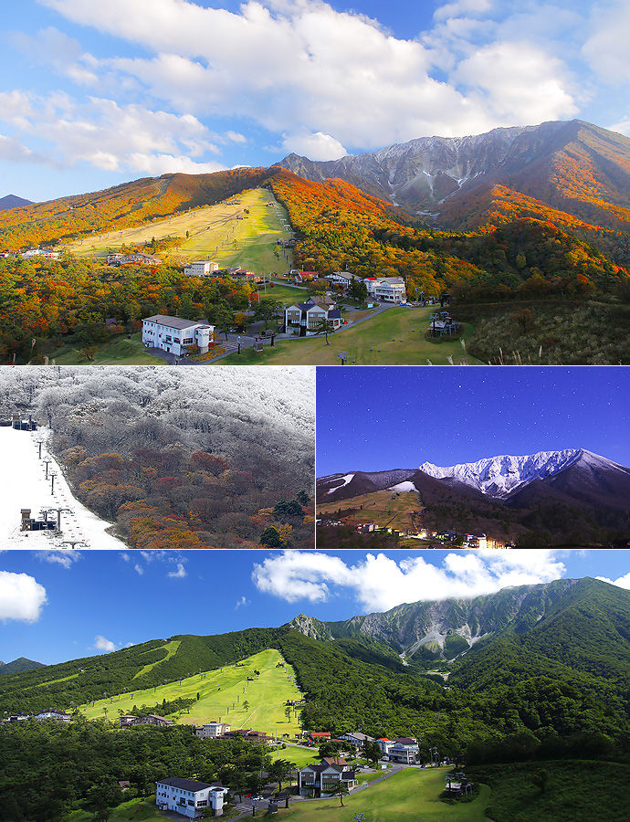 豪円山から見る北壁
