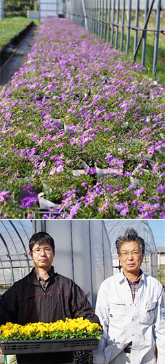角田さんと息子さん
