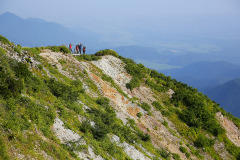 大山登山　8合目