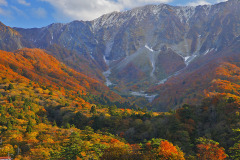 豪円山のろし台からの紅葉