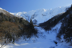 金門からの冬大山