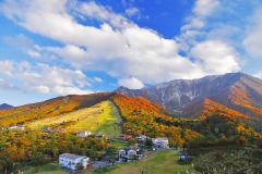 豪円山のろし台からの紅葉