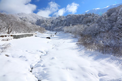 南光河原の冬