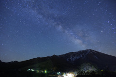 豪円山のろし台からの星空