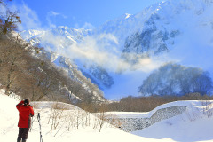 元谷からみる大山北壁