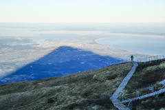 大山山頂から観る影大山