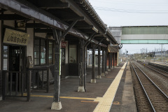 山陰最古の駅舎　JR御来屋駅