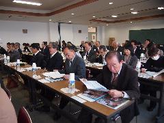 視察の様子（平成26年1月21日香川県広報発行町議会連絡協議会）